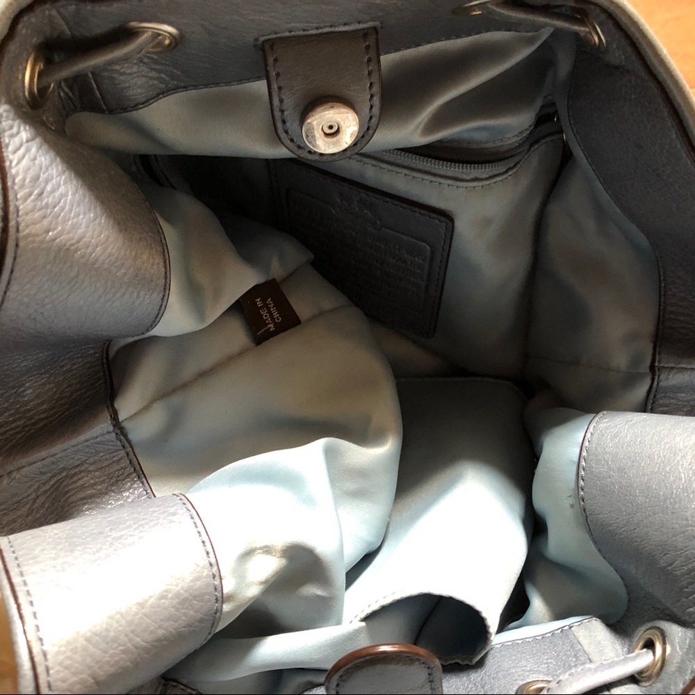 Coach Madison Python Marielle Leather Shoulder Bag - Picture 6 of 8